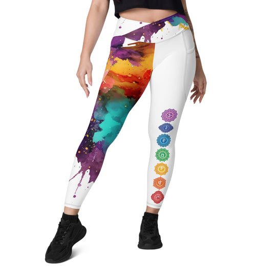 Splash Chakras Leggings with Pockets